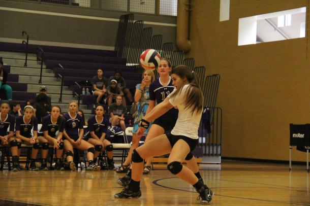 Volleyball preparing for district play
