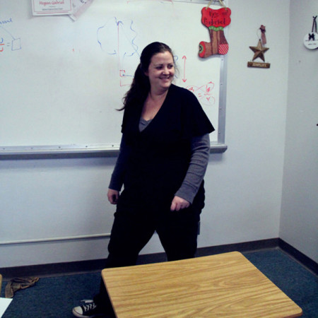 Megan Gabriel was named the math teacher of the year nominee for Denton High. 