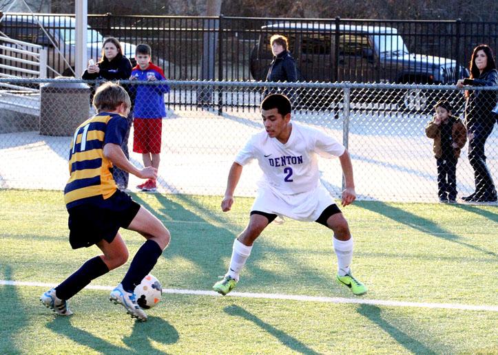 Denton goes top with 3-0 thrashing of Azle