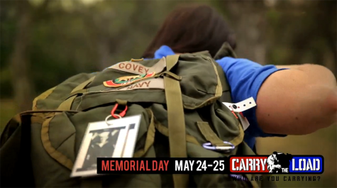 ASL  teacher and Navy Reservist, Jamie Covey, participates in the North Texas Carry The Load on May 24-25