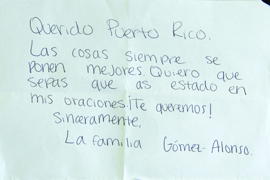 From the Gomez family to those in Puerto Rico 